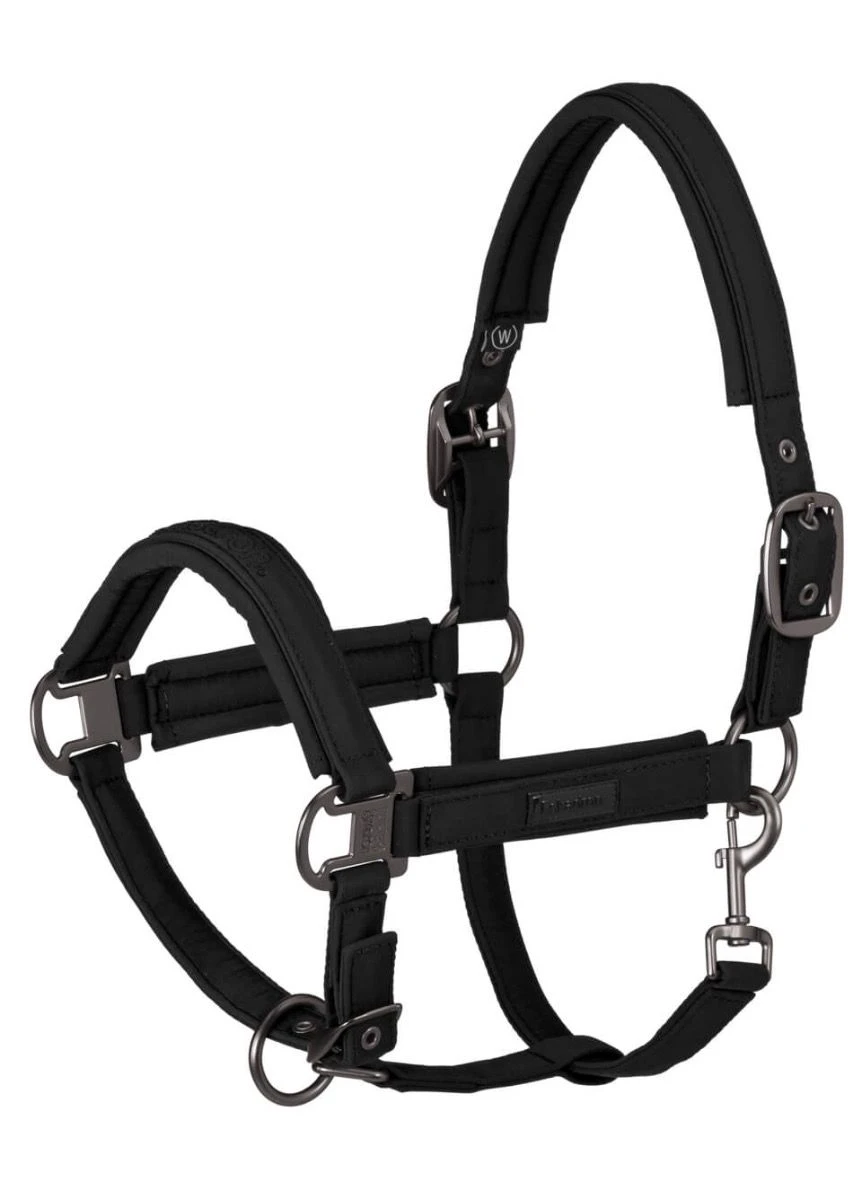 Eskadron Doublepin Softshell Headcollar - Black