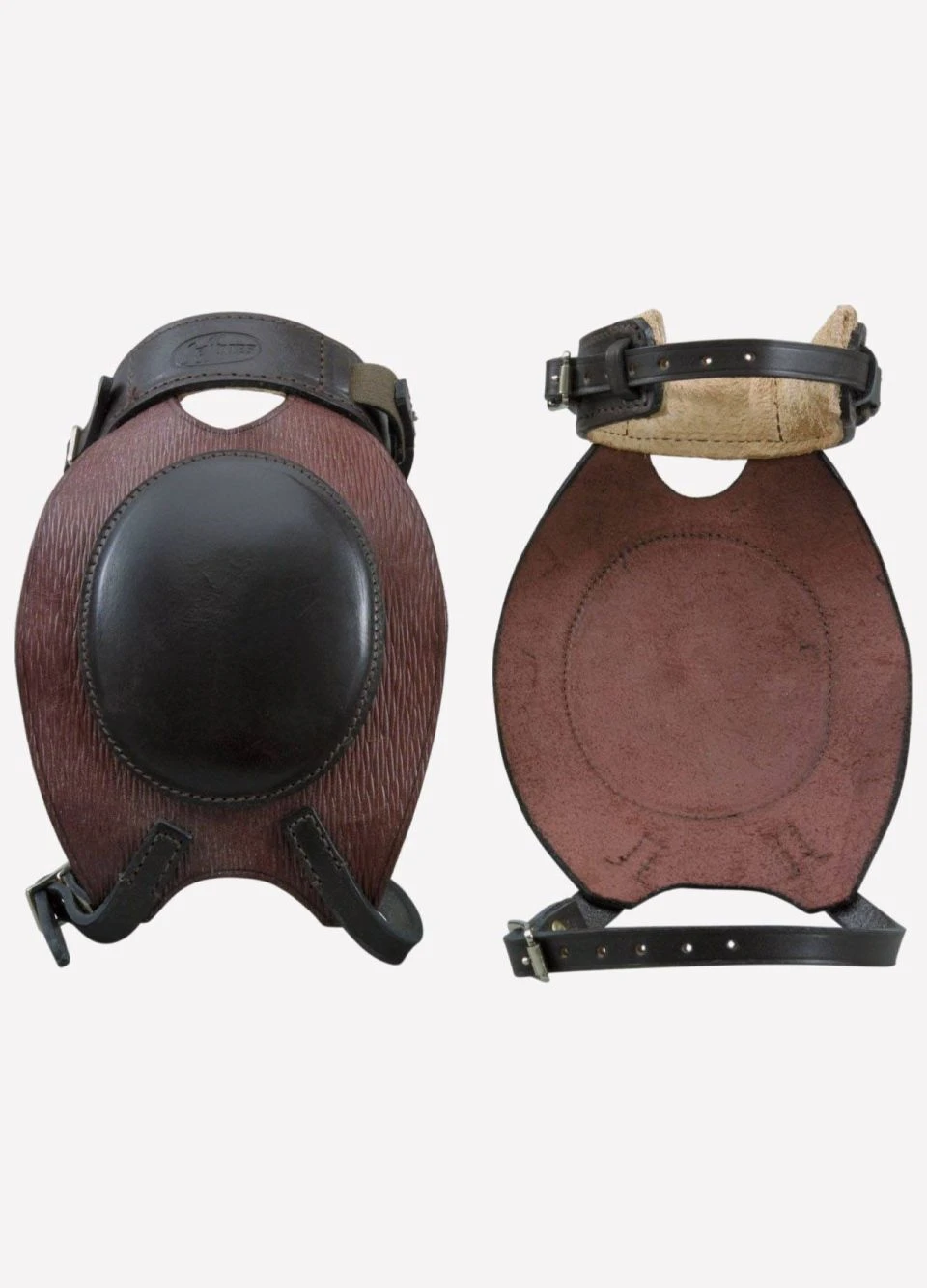 E Jeffries Leather Skeleton Knee Boots - Havana - Image 2