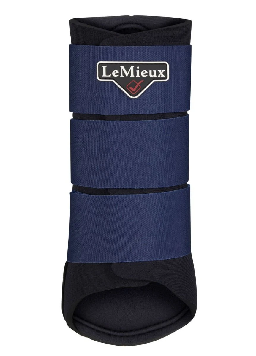 LeMieux Grafter Brushing Boots - Ink Blue - Image 2