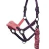 LeMieux Vogue Fleece Headcollar & Leadrope - Papaya
