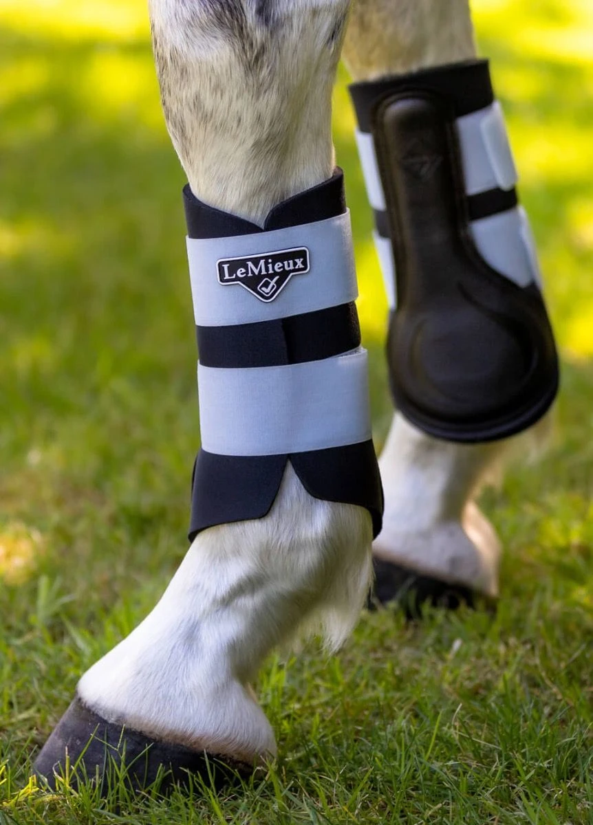 LeMieux Grafter Brushing Boots - Mist - Image 2