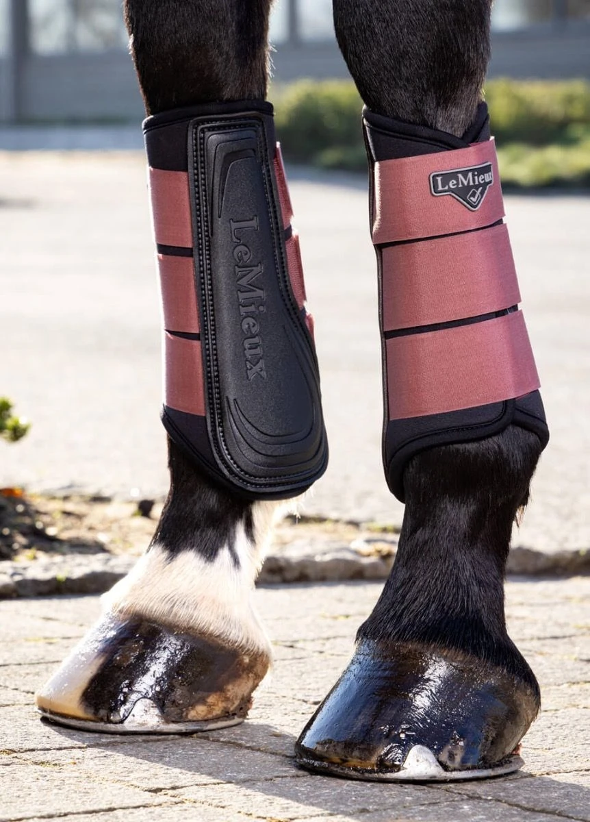 LeMieux Grafter Brushing Boots - Orchid - Image 2