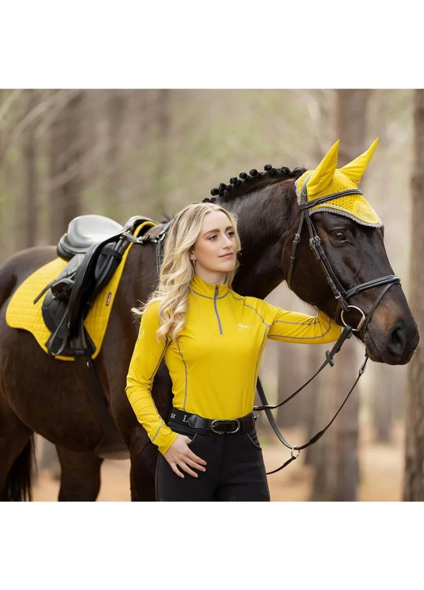 LeMieux Suede GP Square - Dijon - Image 3