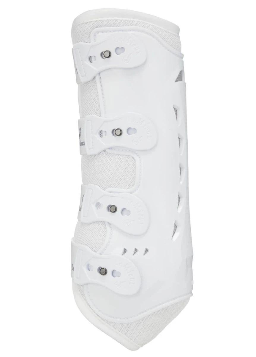 LeMieux Ultra Mesh Snug Boot (Pair) - White - Image 2