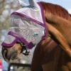 Rambo Plus Fly Mask - Vamoose - Silver/Purple
