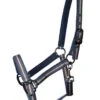 Weatherbeeta Coordinate Headcollar - Dark Blue/Brown/Grey