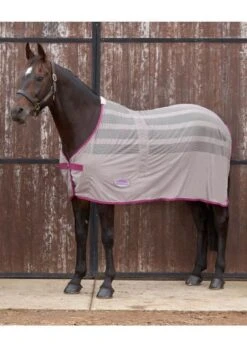 Weatherbeeta Scrim Cooler - Dark Grey/Orchid